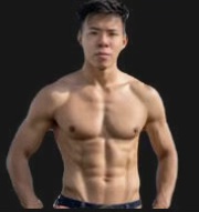 Physique portrait of Leme against a dark background